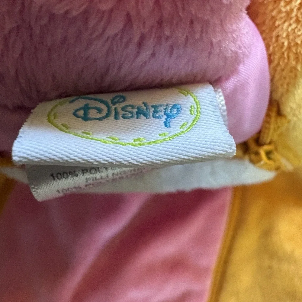 Disney Winnie The Pooh Hooded Bunting Snowsuit Footed 6-9 Months Yellow Pink
